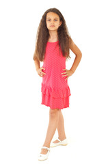 Beautiful fashion model girl