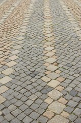 Fototapeta premium dekoratives Straßenpflaster