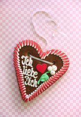 Oktoberfest Gingerbread heart