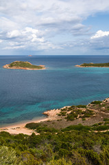 Sardinia, italy: Capo Coda Cavallo bay