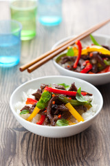 beef stir-fry