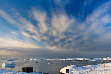 Beautiful landscape in  Antarctica