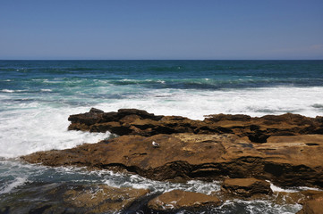Rugged La Jolla coastline