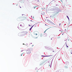 Fototapeta premium floral background