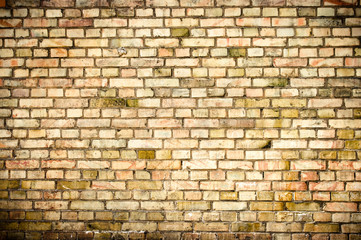 Grunge wall texture with small blocks