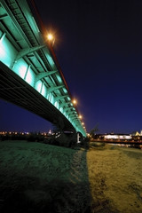 Fototapeta premium Bridge over the Vistula river