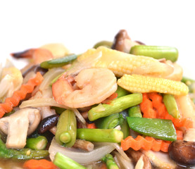 fried mixed vegetable