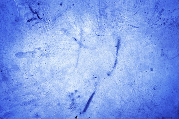 Grungy blue textured concrete surface background