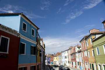 Fototapeta na wymiar Houses in Burano Island