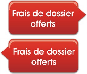 bouton frais de dossier