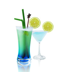 Margaritas with lime