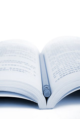 Obraz premium Book and pencil