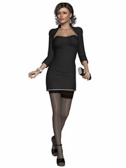 Fototapeta premium Sexy business woman