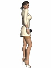 Fototapeta premium Sexy business woman