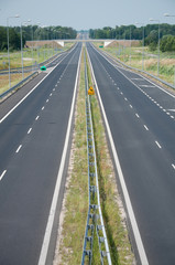 Fototapeta premium empty asphalt highway