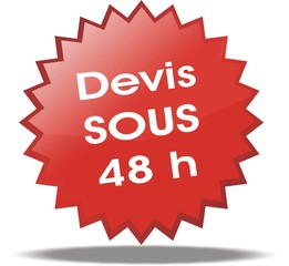 étiquette devis sous 48 h