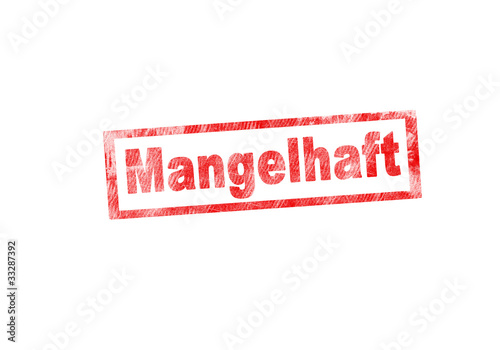 mangelhaft mangelhaft