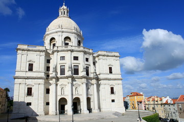 Fototapeta na wymiar Santa Engracia cathedral in Lisbon, Portugal