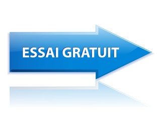 Bouton Web ESSAI GRATUIT (échantillon commander acheter tester)
