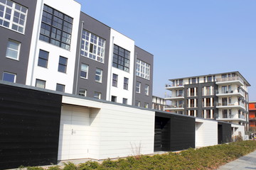 Moderne Wohnsiedlung