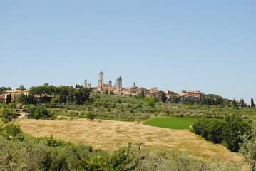 Fototapeta na wymiar San Gimignano