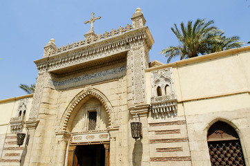 Fototapeta premium coptic christian church in cairo egypt