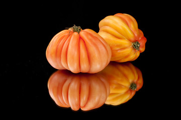 Tomato on a mirror
