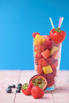 Summer fruit smoothie