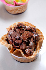 Rich chocolate icecream