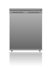 Fridge icon (refrigerator appliance kitchen electrical)