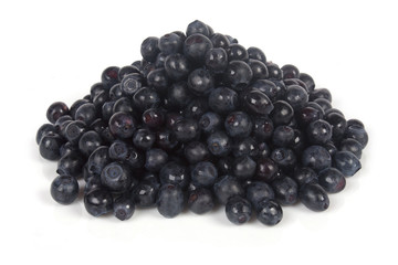 Blueberry isolated over a white background