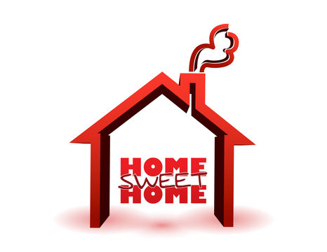 home sweet home illustration