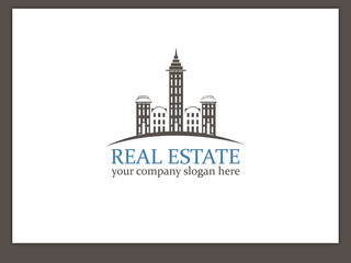 Immobilien Logo - Real Estate - Vector Template No. 10