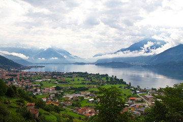 Comer See, Italien bei Gravedona