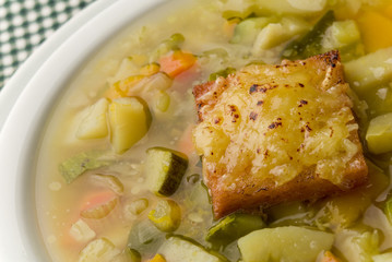 sopa de vegetales