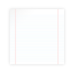 blank paper with lines
