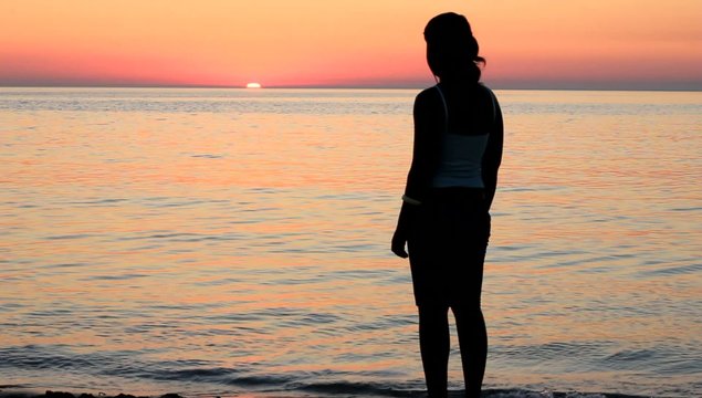 insieme al tramonto