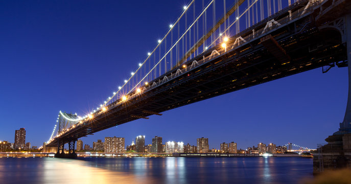 Fototapeta Manhattan Bridge in New York City