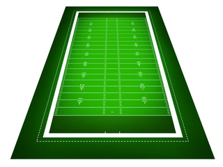 illustration of American football field.