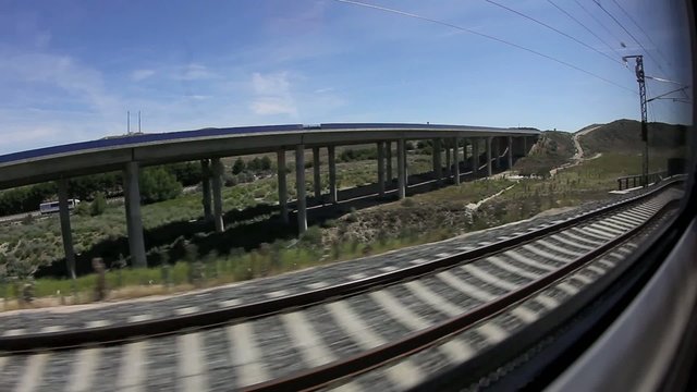 Paisaje desde el tren