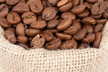 Coffee Beans in a Bag