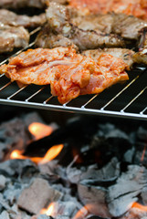 Fleisch auf dem Grill