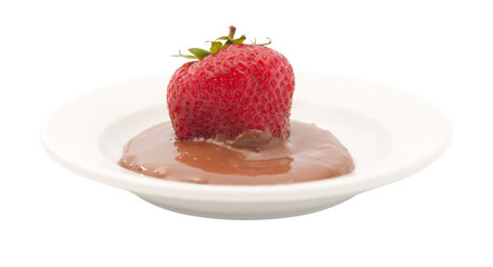 strawberries in chocolate