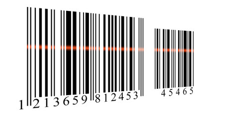 Etikett mit Barcode