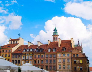 Obraz premium street of old town, Warsaw, Poland