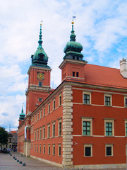 Fototapeta na wymiar royal palace, Warsaw, Poland