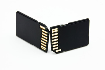 Two SD cards