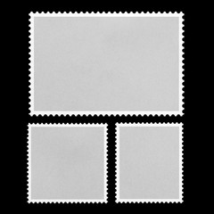 Blank Postage Stamp Framed © kanate