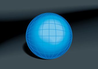 Background - Map Blue