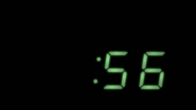Compte &agrave; rebours de 1 minute
